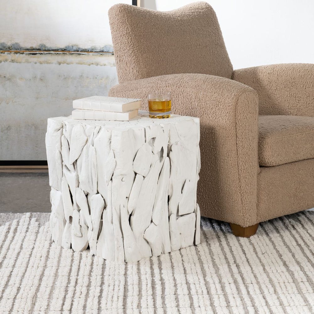 Teak Root Bunching Cube