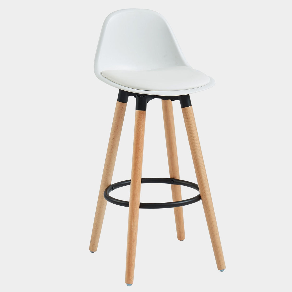 Diablo Counter Stool - 26" 2 White Natural