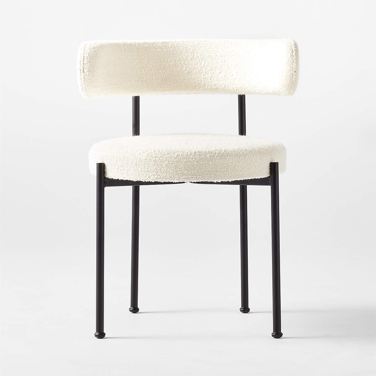 Inesse Boucle Ivory Dining Chair (Reproduction)