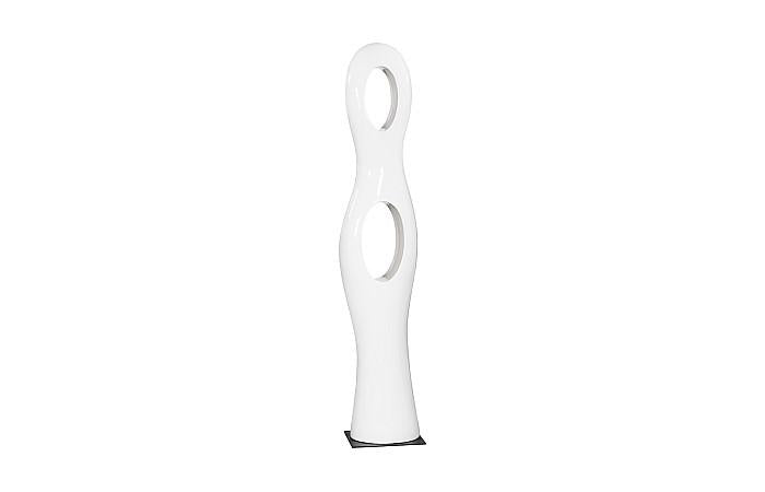 Double Circle Sculpture Gel Coat - White