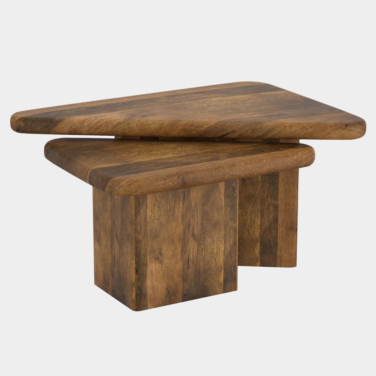 Draco 2Pc Coffee Table - Walnut