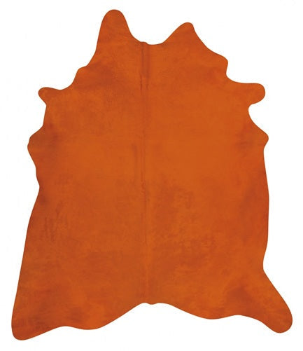 Dyed Cowhide - Orange