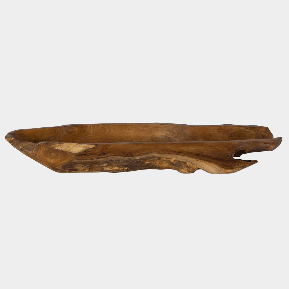 Teak Leaf Outdoor Bowl