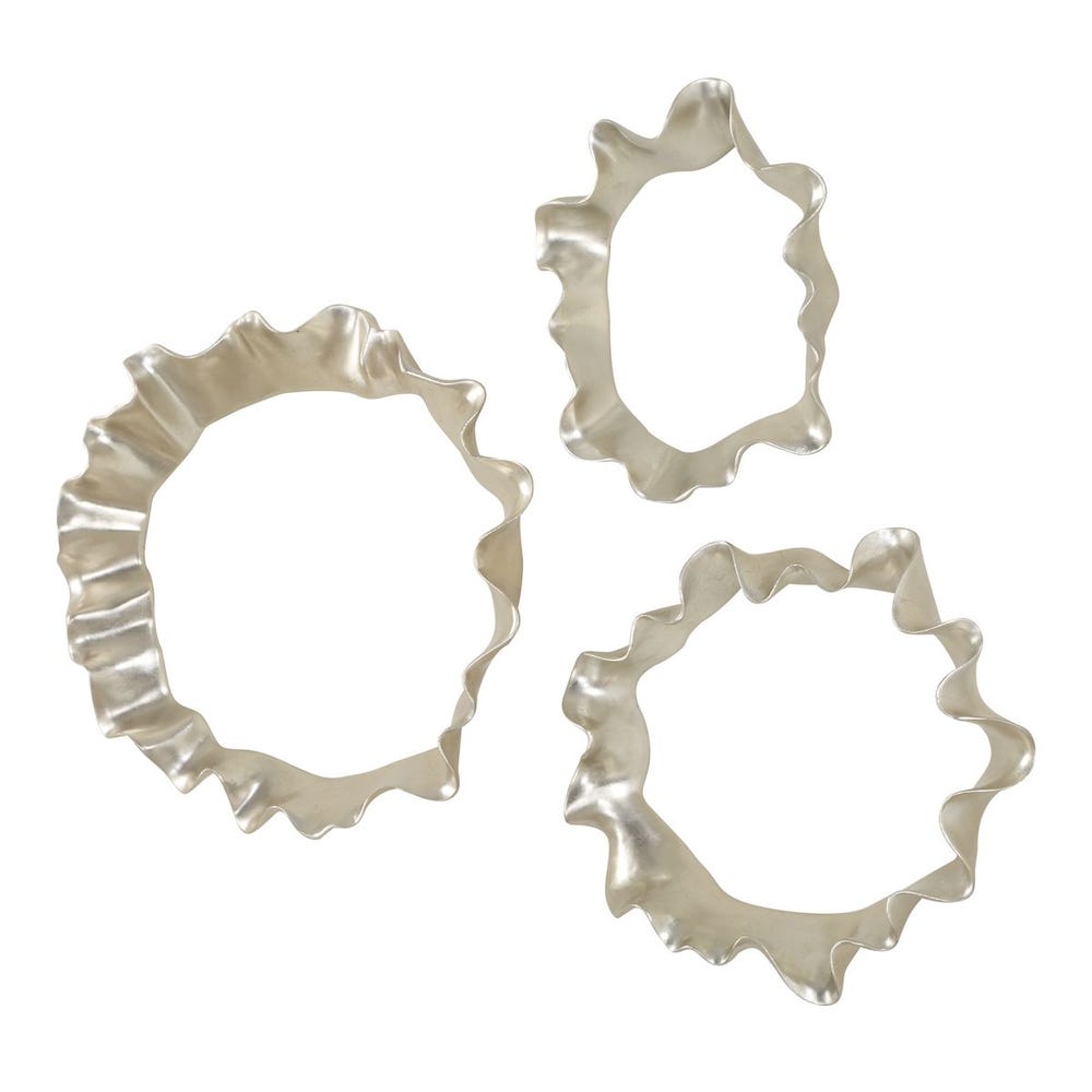 Ripple Effect Wall Decor, S/3