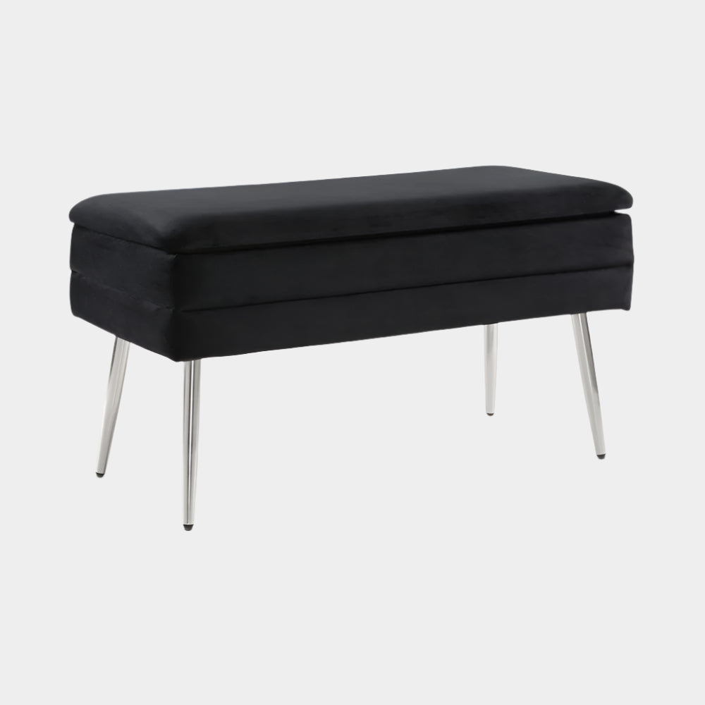 Enya Storage Bench - Black Velvet