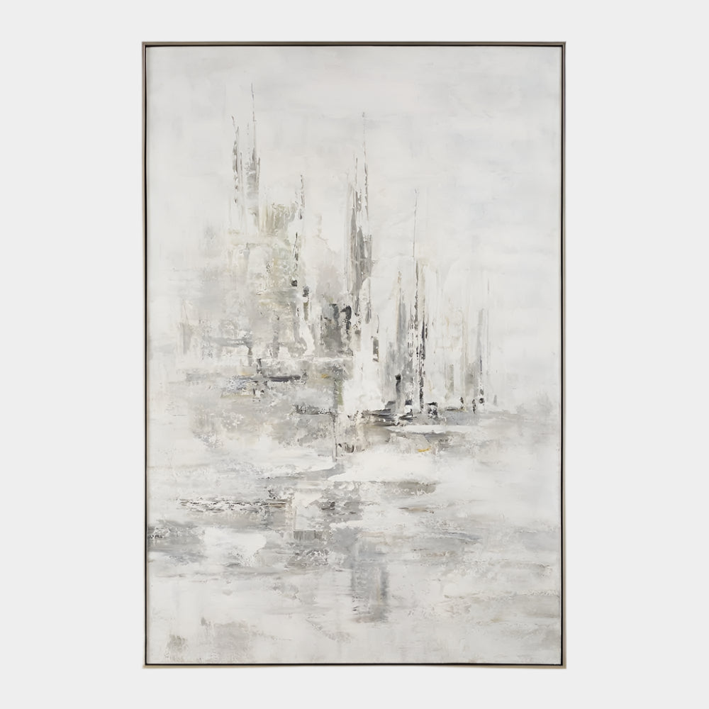 Hours in Silence Hand Painted Canvas