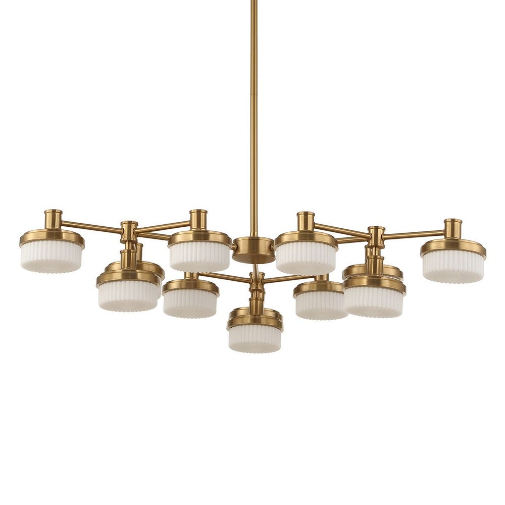 Wedge, 12 Lt LED Chandelier