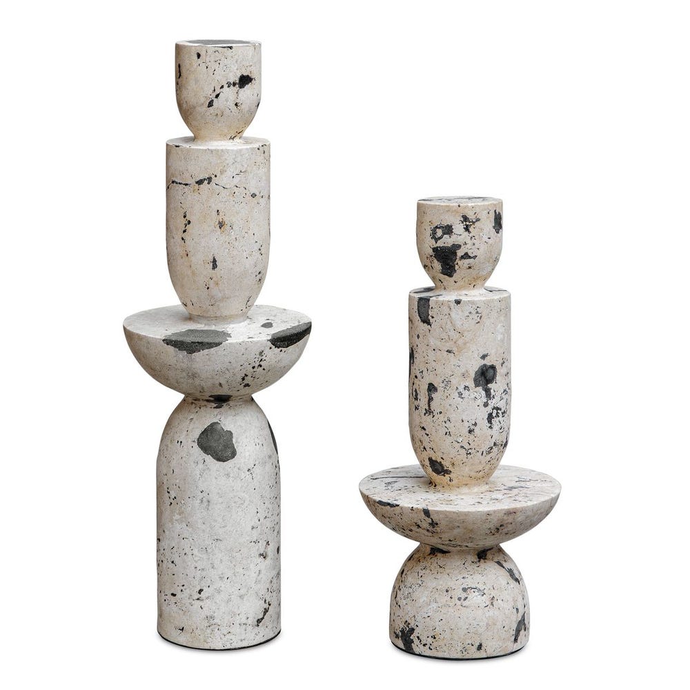 Nouveau Tower Outdoor Sculptures, S/2