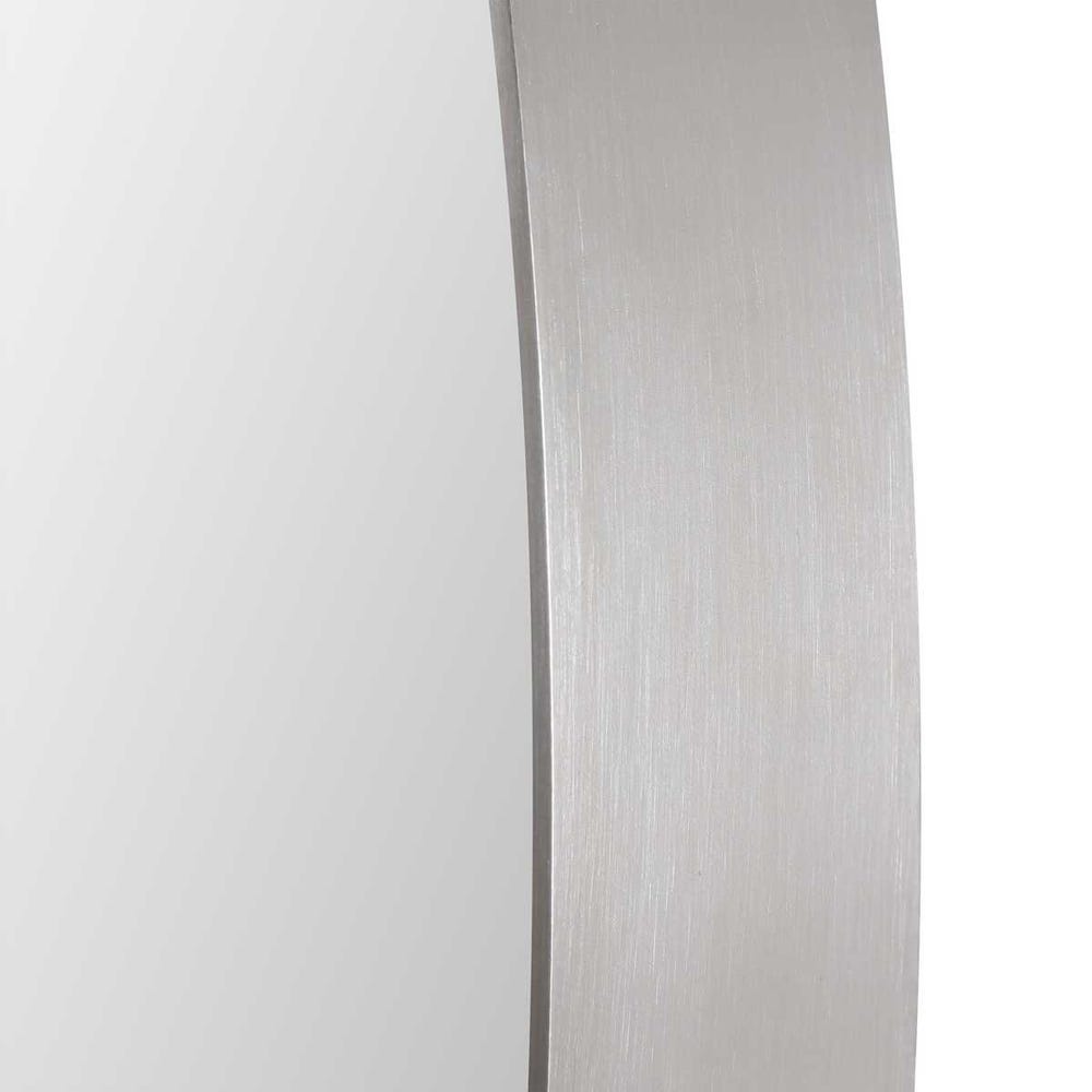 Pursley Oval Mirror, Nickel