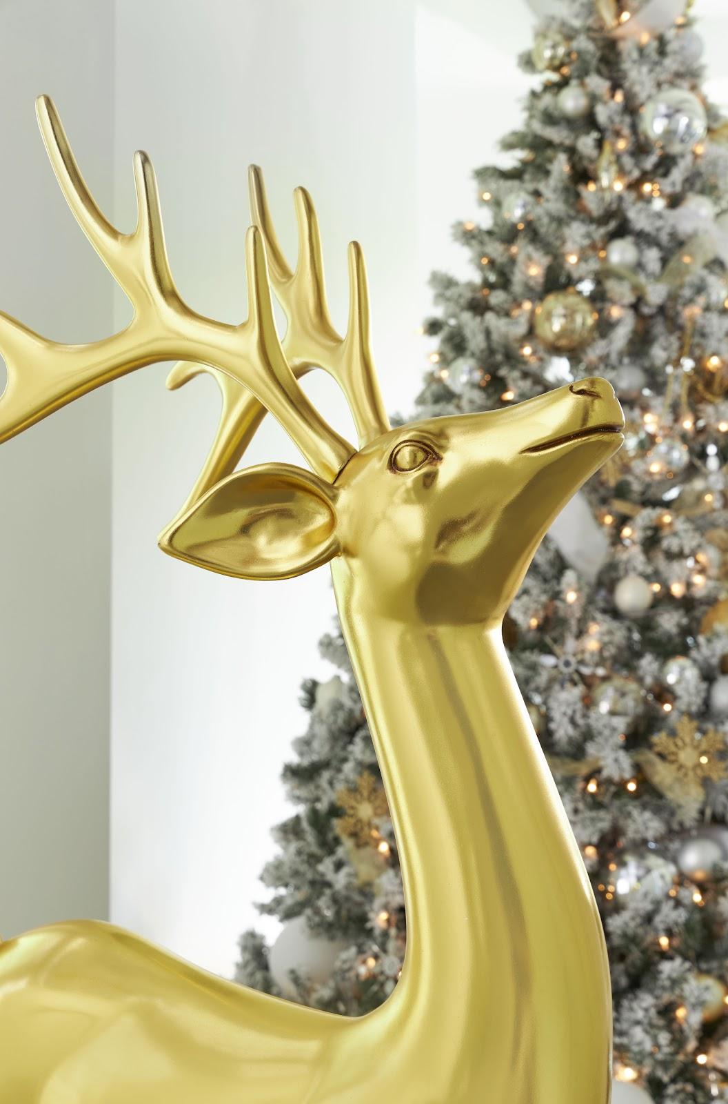 Standing Reindeer, Gold