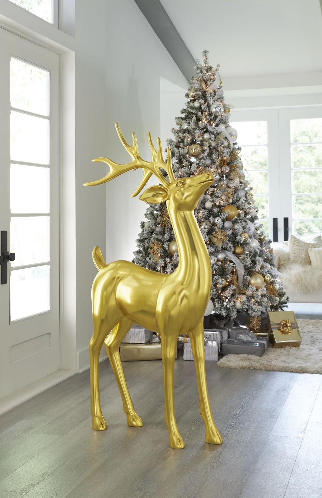 Standing Reindeer, Gold