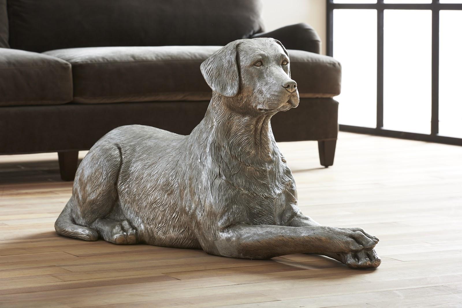 Labrador, Laying, Silver Leaf