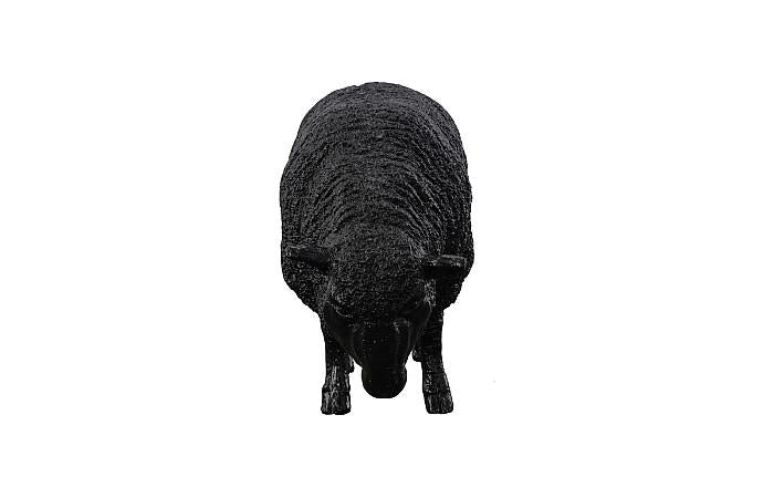 Sheep Sculpture, Gel Coat Black