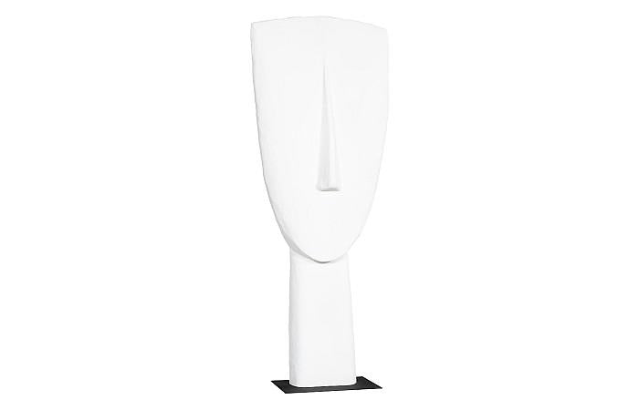 Cycladic Head Sculpture, Classic, White, Extra Large