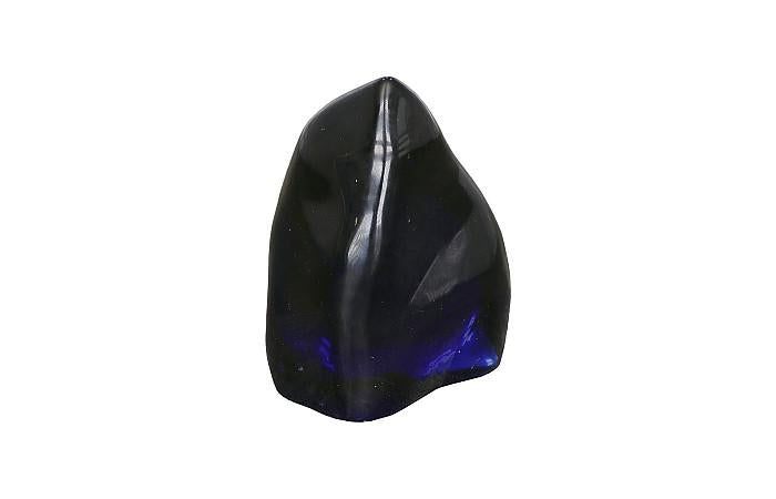 Polished Obsidian Sculpture, Blue, Small