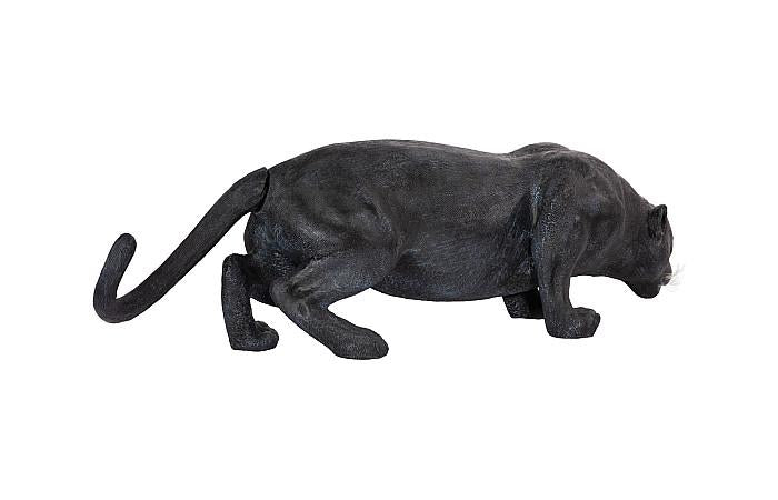 Panther Sculpture, Prowl, Black