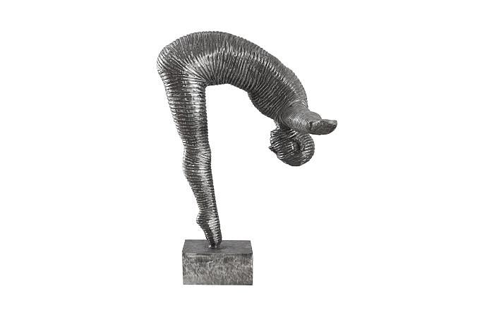 Diving Sculpture, Aluminum, Small