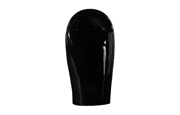 Emerging Face Sculpture, Gel Coat Black, Large