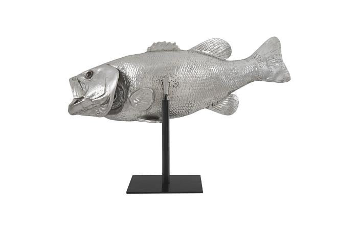 Large Mouth Bass Fish, with Stand