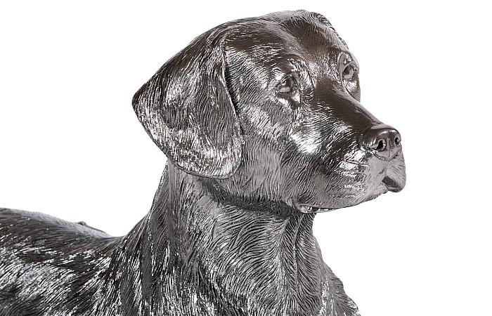 Labrador, Laying, Liquid Silver