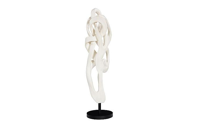 Cast Dancing Sculpture, Passé, Faux Bleached