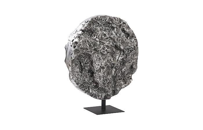 Cast Root Silver Standing Sculpture