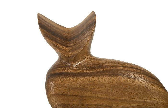 Sculpture de chat assis, naturel