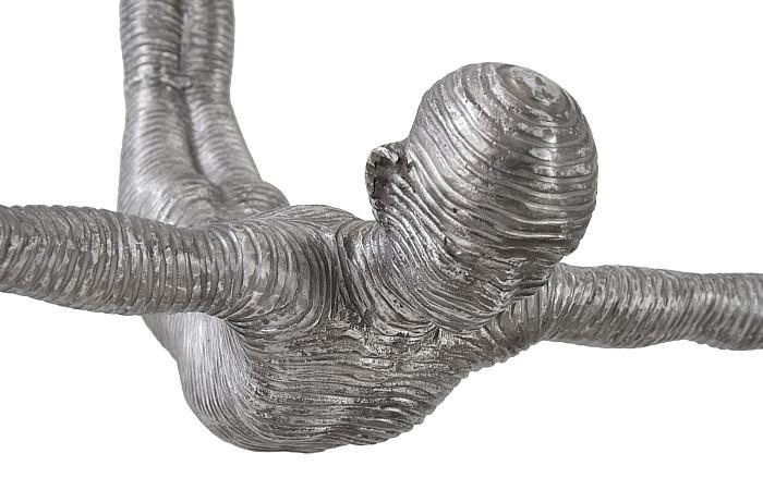 Diving Wall Sculpture, Aluminum, Small