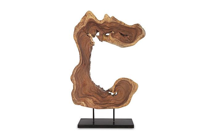 Creature Floor Sculpture on Stand, Natural