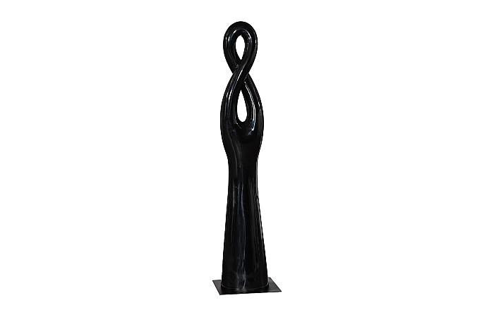 Twisted Sculpture, Gel Coat Black