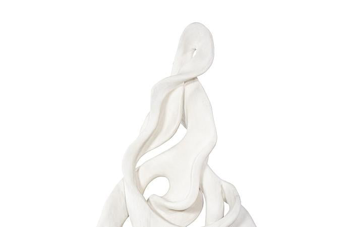 Cast Dancing Sculpture, Plié, Faux Bleached