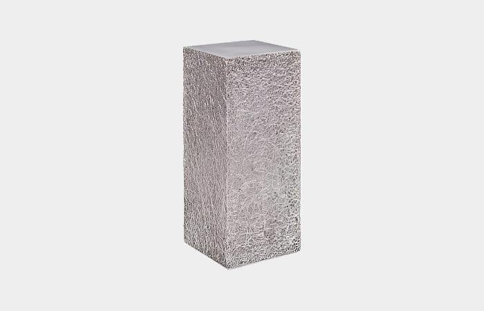 String Theory Pedestal, Silver Leaf, MD
