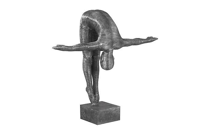 Diving Sculpture, Aluminum, Large