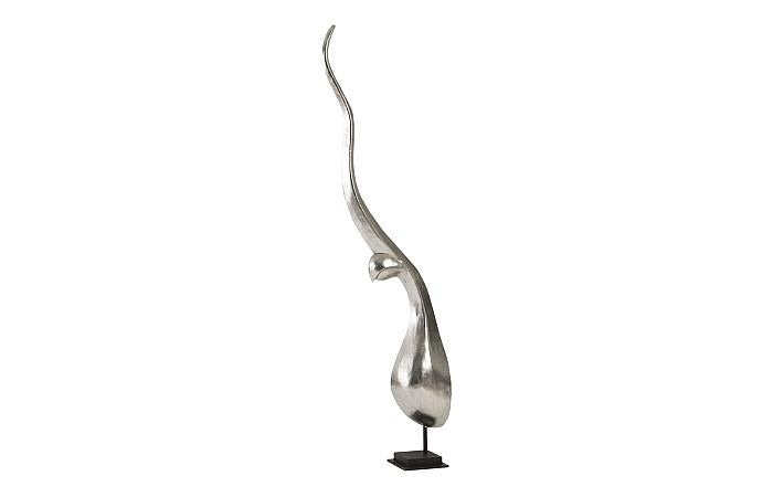 Chofa Sculpture, Silver Leaf, LG