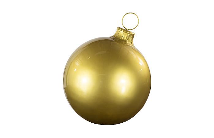 Christmas Ball Ornament, Gold