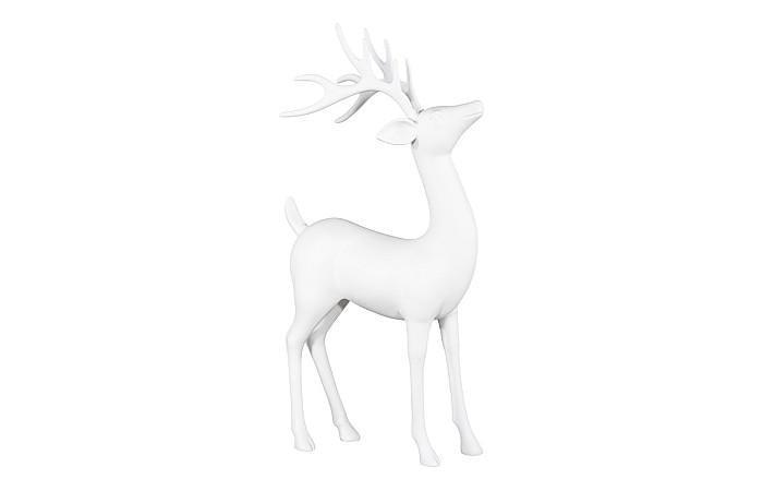 Standing Reindeer, White