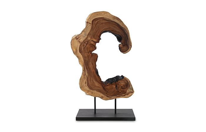 Creature Floor Sculpture on Stand, Natural