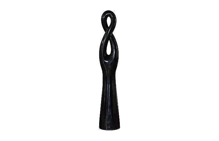 Twisted Sculpture, Gel Coat Black