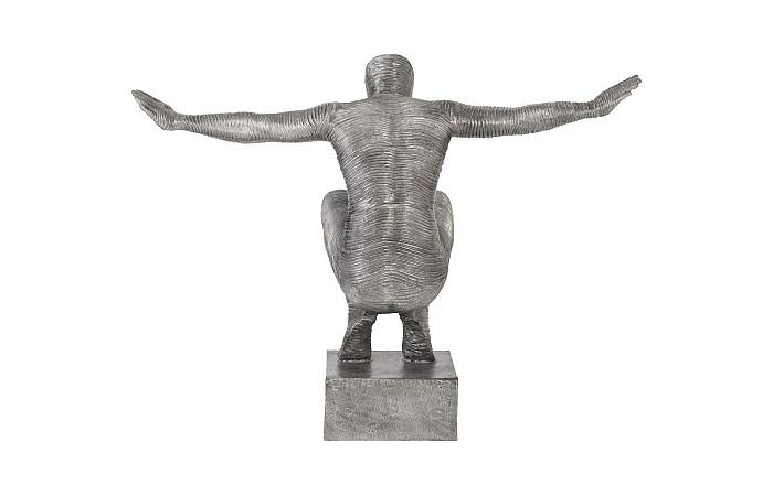 Outstretched Arms Sculpture, Aluminum, Large