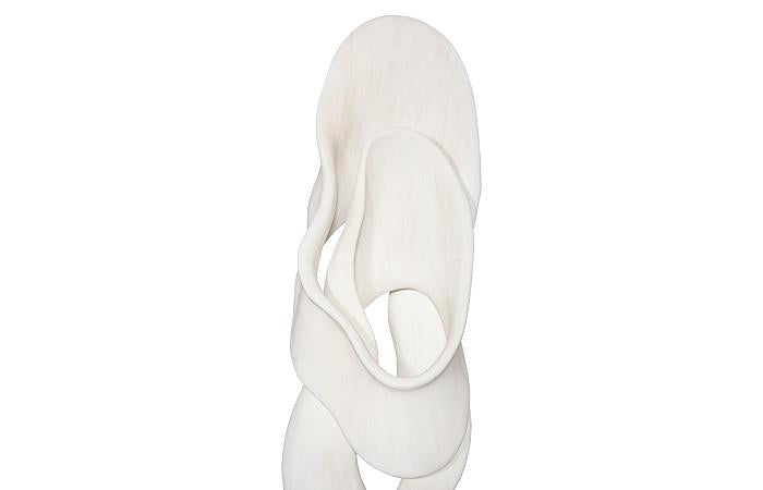 Cast Dancing Sculpture, Glissade, Faux Bleached