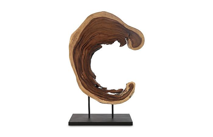 Creature Floor Sculpture on Stand, Natural