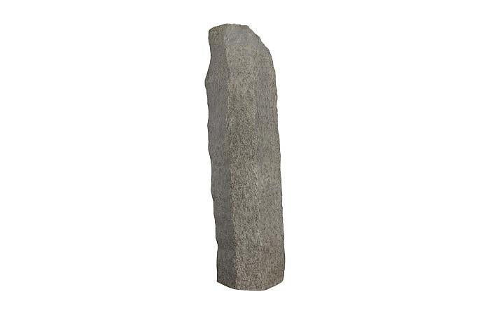 Cast Colossal Splinter Stone Sculpture, Gray