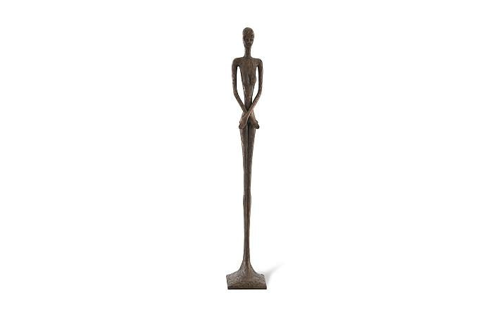 Lottie Sculpture, Bronze Finish, Resin