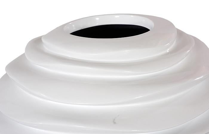 Spiral Planter, White, SM