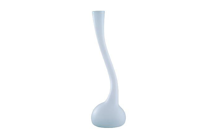 Frosted Corkscrew Vase, MD