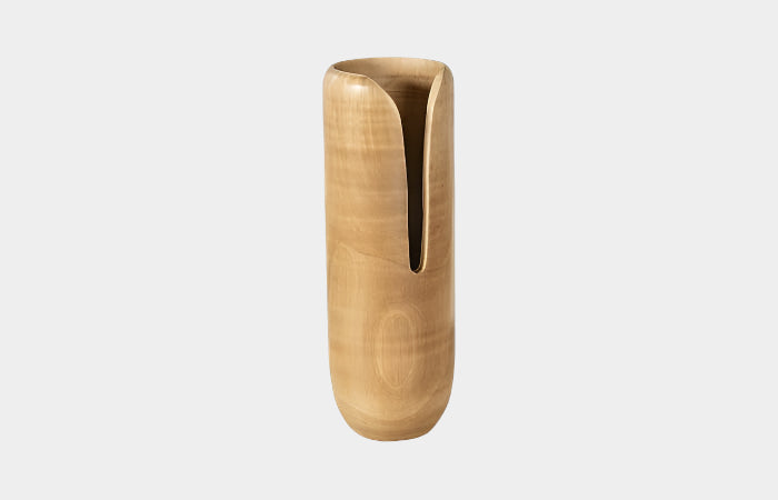 Interval Wood Vase, Natural, Large