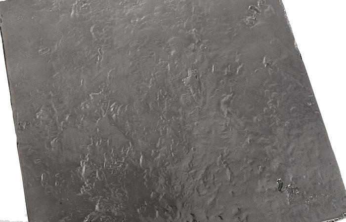 Slate Pedestal, Large, Liquid Silver