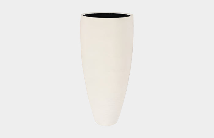 Flora Grande Planter, Cream, Small