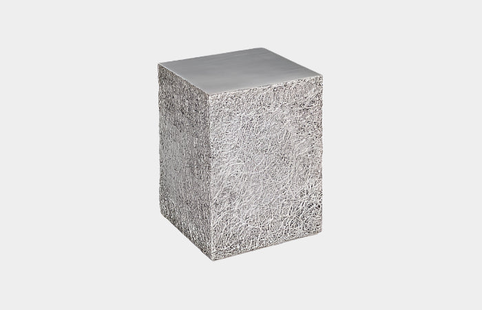 String Theory Pedestal, Silver Leaf, SM