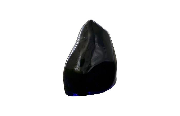 Polished Obsidian Sculpture, Blue, Small